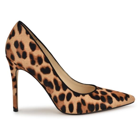 Nine West Womens Fresh Stiletto Pumps US 8 M EU 38.5 Leopard EUC - Picture 2 of 15
